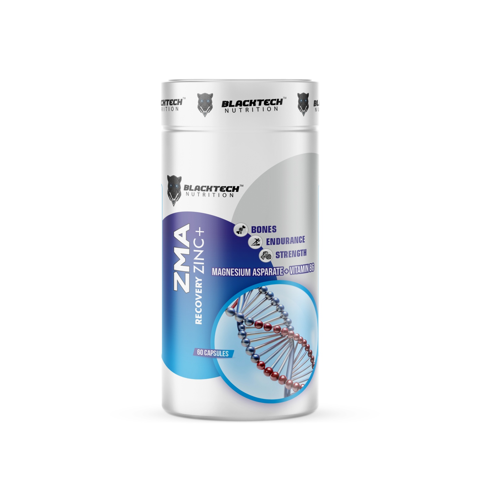 Blacktech Nutrition ZMA Recovery 60 Capsules