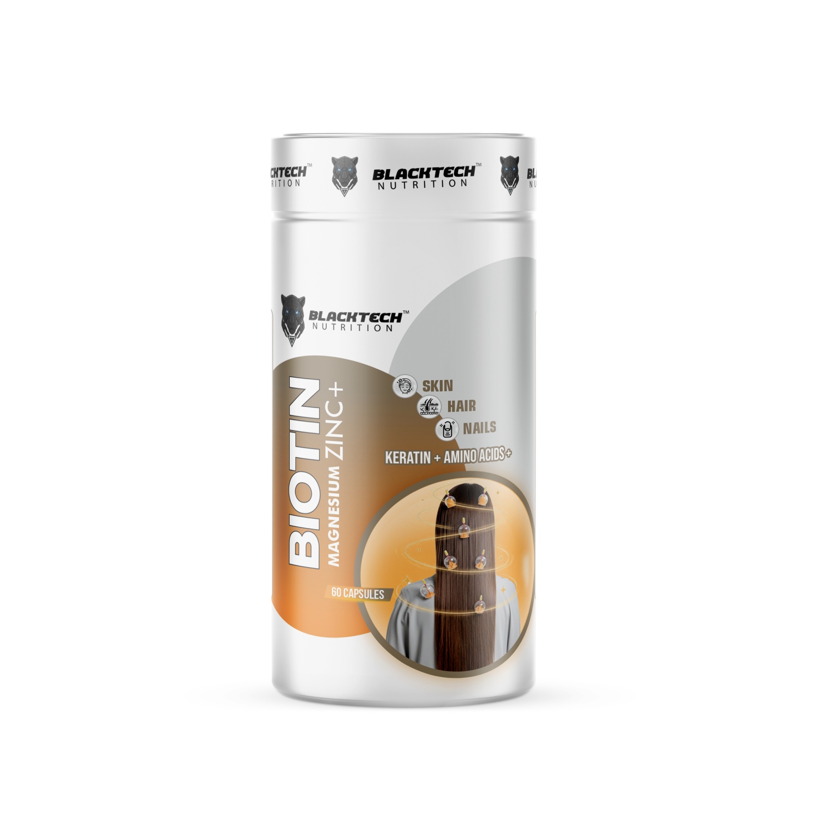 Blacktech Nutrition Biotin 60 Capsules